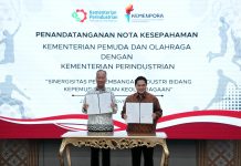 Perkuat Industri Olahraga, Kemenpora dan Kemenperin Tandatangani MoU Mou Kemenpora dan Kemenperin